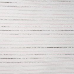 Tissu Jersey de Coton Imprimé Ligne Blanc