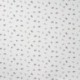 Tissu Jersey de Coton Imprimé Feuille Blanc 