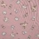 Tissu Jersey de Coton Imprimé Chien Rose 