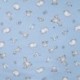 Tissu Jersey de Coton Imprimé Bébé Animal Bleu