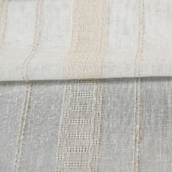 Tissu Etamine Fibera Ecru