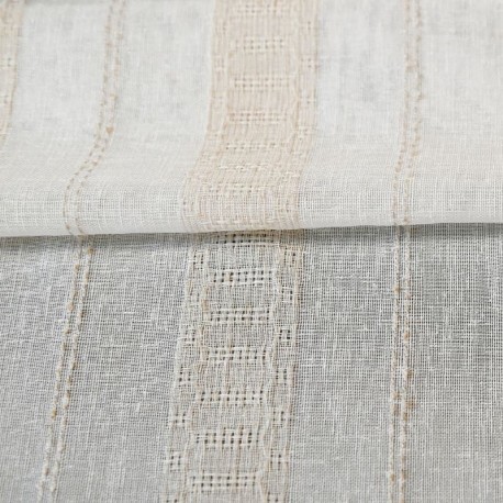 Tissu Etamine Fibera Ecru