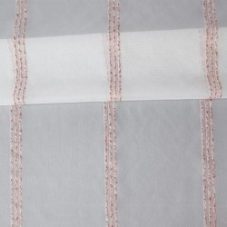 Tissu Etamine Rayé Vitalia Bouclette Terracotta 