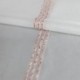 Tissu Etamine Rayé Vitalia Bouclette Terracotta 