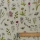 Tissu Imprimé Printemps Fond Coloris Lin 