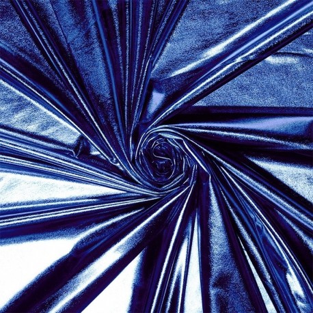 Tissu Lame Tissu Enduit Cobalt