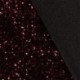 Tissu Velours Sequin Rouge Bordeaux 