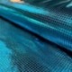 Tissu Jersey Enduit et Imprimé Pois Turquoise 