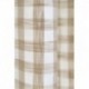 Tissu Ferret Toile Gros Carreaux Beige 
