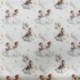 Tissu Zou Imprimé Effet 3d Ecru 