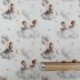 Tissu Zou Imprimé Effet 3d Ecru 
