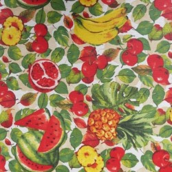 Tissu Enduit Fruitmania Fruits 