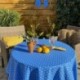 Tissu Cretonne Gordes Mouche Bleu