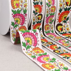 Galon jacquard eventails