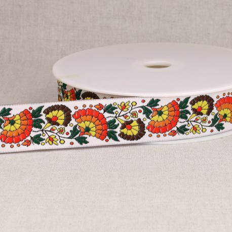 Galon jacquard eventails