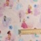 Tissu Licence Princesse Fond Rose
