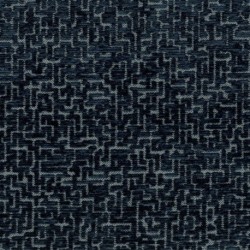 Tissu Velours Jacquard Eros Bleu