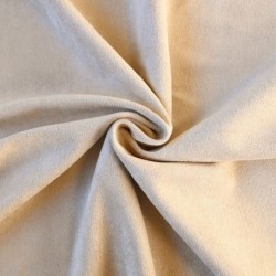Tissu Suede Suedine Lourde Ecru 380g/m²
