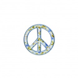 Peace & love liberty - Bleu ciel