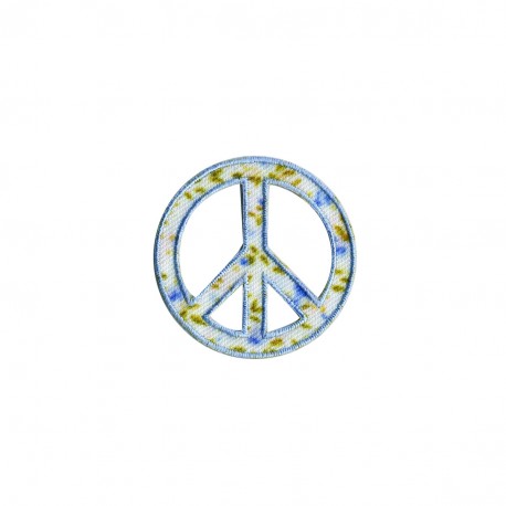 Peace & love liberty - Bleu ciel