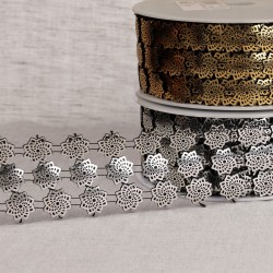 Galon paillettes 3 rangs