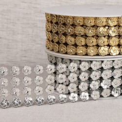 Galon paillettes 4 rangs