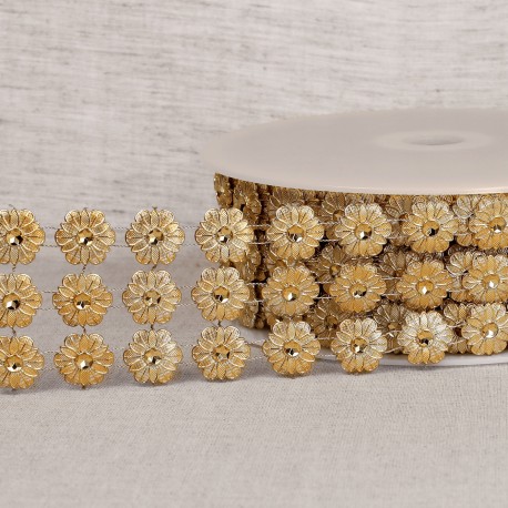 Galon paillettes 3 rangs