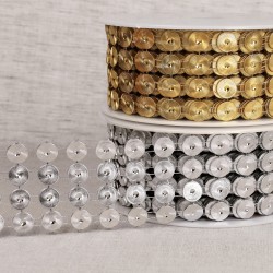 Galon paillettes 4 rangs