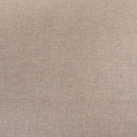 Tissu Chambray Aspect Lin Enduit 