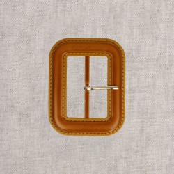 Boucle ceinture 6cm Camel - 