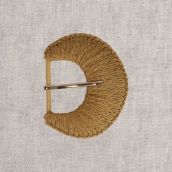 Boucle ceinture 5cm Beige pierre - 