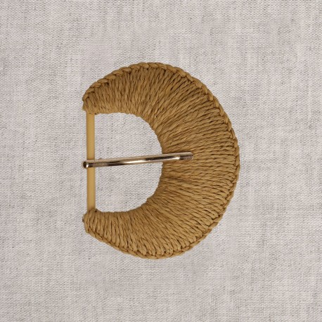 Boucle ceinture 5cm Beige pierre - 