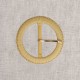 Boucle ceinture 5cm Beige pierre - 