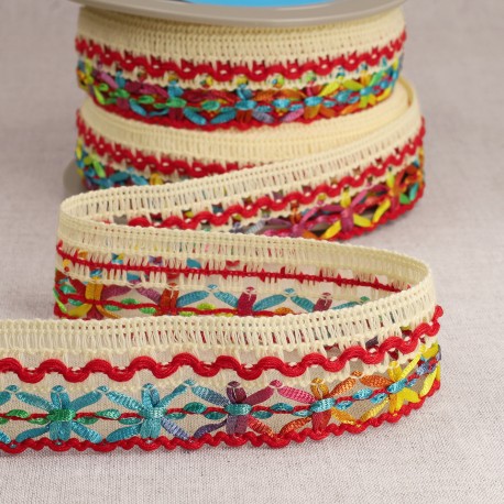 Galon multicolore