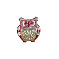 Hibou & chouette - Beige/rouge