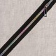 Chaine arc en ciel curseur tous les 50cm Noir - 