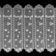 Brise Bise Macramé Hauteur 60cm Coeur Blanc