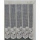 Brise Bise Macramé Hauteur 60cm Florale Blanc