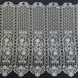 Brise Bise Macramé Hauteur 60cm Charme Ecru