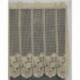 Brise Bise Macramé Hauteur 120cm Florale Ecru