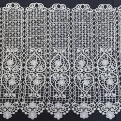 Brise Bise Macramé Hauteur 90cm Charme Blanc