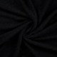 Tissu Bouclette Teddy Uni Noir