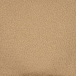 Tissu Bouclette Teddy Uni Sable