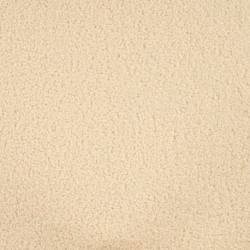 Tissu Bouclette Teddy Uni Ecru