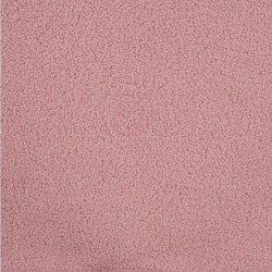 Tissu Bouclette Teddy Uni Vieux Rose 
