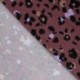 Tissu Twill de Viscose Imprimé Léopard Lilas