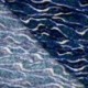 Tissu Twill de Viscose Imprimé Léopard Petrole 