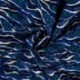 Tissu Twill de Viscose Imprimé Léopard Petrole 