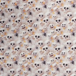 Tissu Calaspider Imprimé Effet 3d Beige 