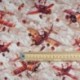 Tissu Airplane Imprimé Effet 3d Beige
